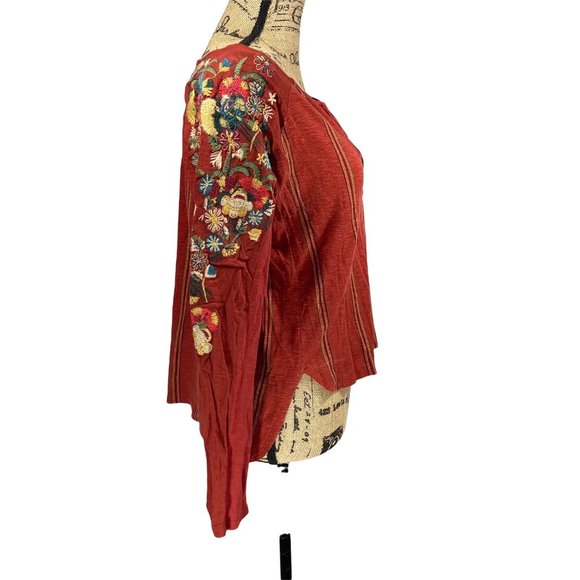 Anthropologie Embroidered Top - Picture 1 of 9